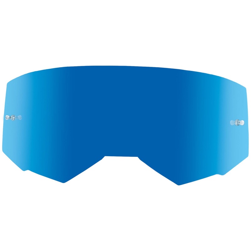 Fly Racing Zone Pro/Zone/Focus Goggles Replacement Lenses-Sky Blue Mirror/Smoke