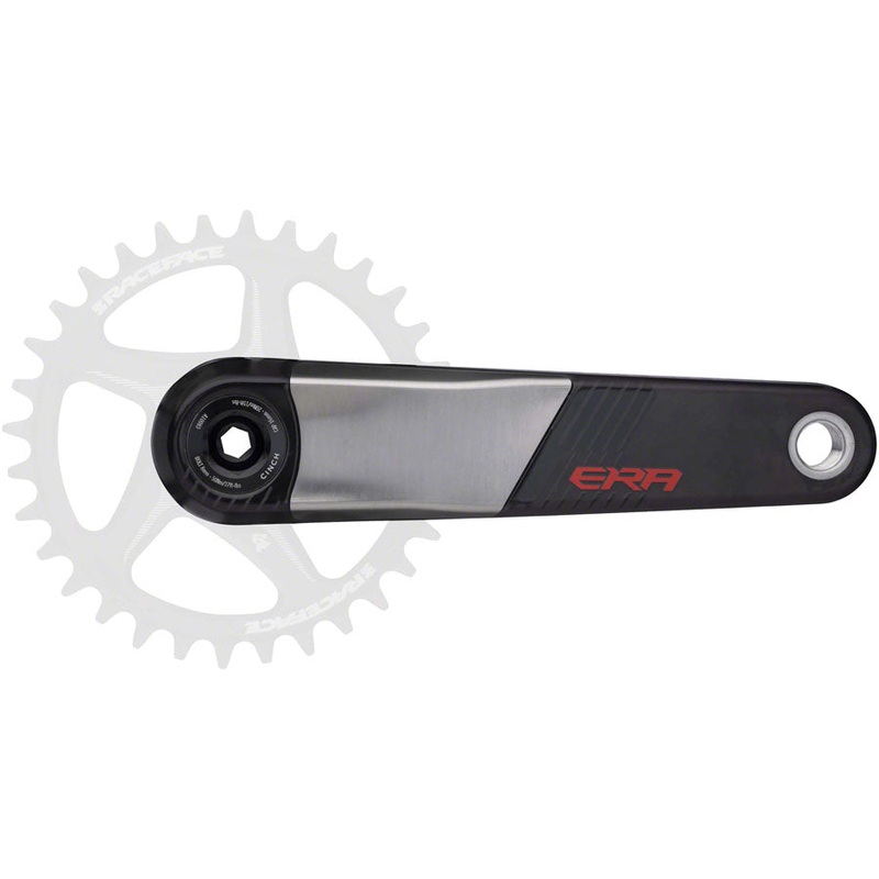RaceFace ERA Crankset – 170mm, Direct Mount, 136mm Spindle with CINCH Interface, Carbon, Red
