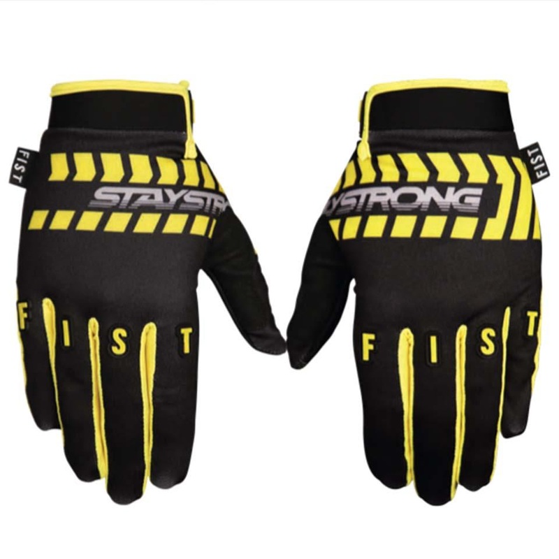 Stay Strong X Fist Chevron Youth Gloves Medium