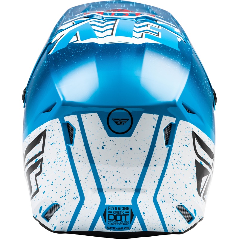 FLY RACING Kinetic K120 Helmet Blue/White/Red 2x
