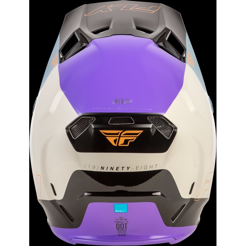 FLY RACING Formula Cc Glide Helmet Purple/Stone/Black Lg