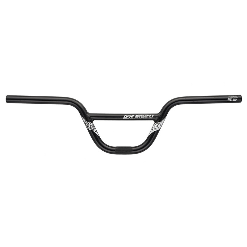 Insight Alloy BMX Race Handlebars-5.5″ Black/Lime
