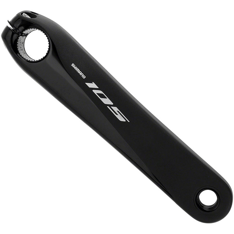 Shimano 105 FC-R7000 Crankset – 160mm, 11-Speed, W/O Rings, 110 BCD, Hollowtech Crank Arms, Hollowtech II Spindle Interface, Black