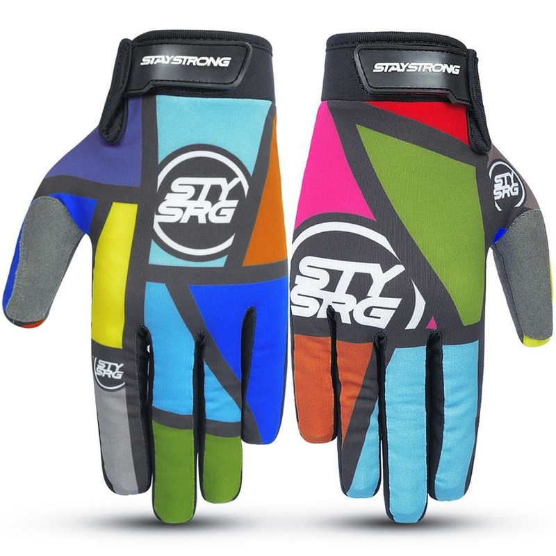 Stay Strong Mondrian Gloves – Multi Multi
