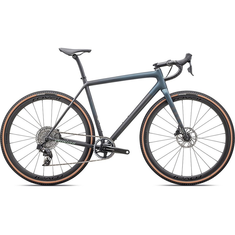 Specialized 2025 crux pro SATIN CARBON / DEEP LAKE METALLIC / SMOKE / WHITE SAGE METALLIC 49