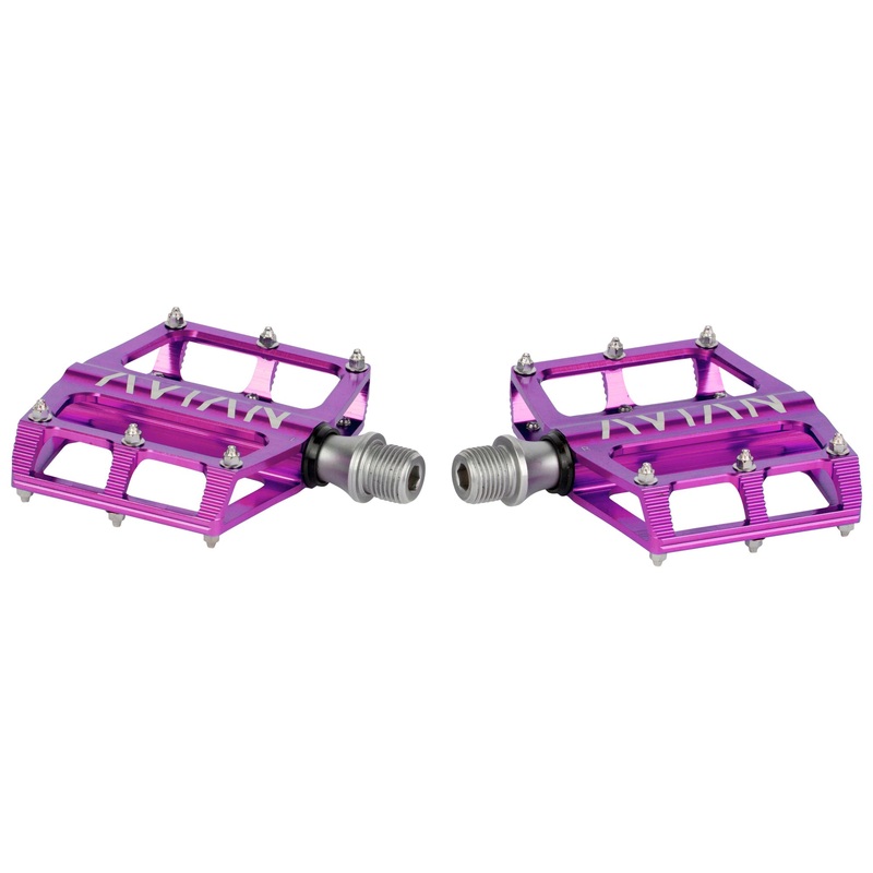 Avian Pariah Alloy BMX Platform Pedals-Purple Expert