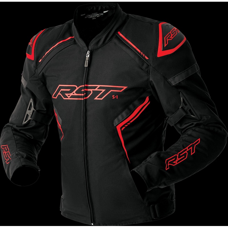 RST S1 D3o Textile Jacket Black/Grey/Red Xl Black/Grey/Red X-Large
