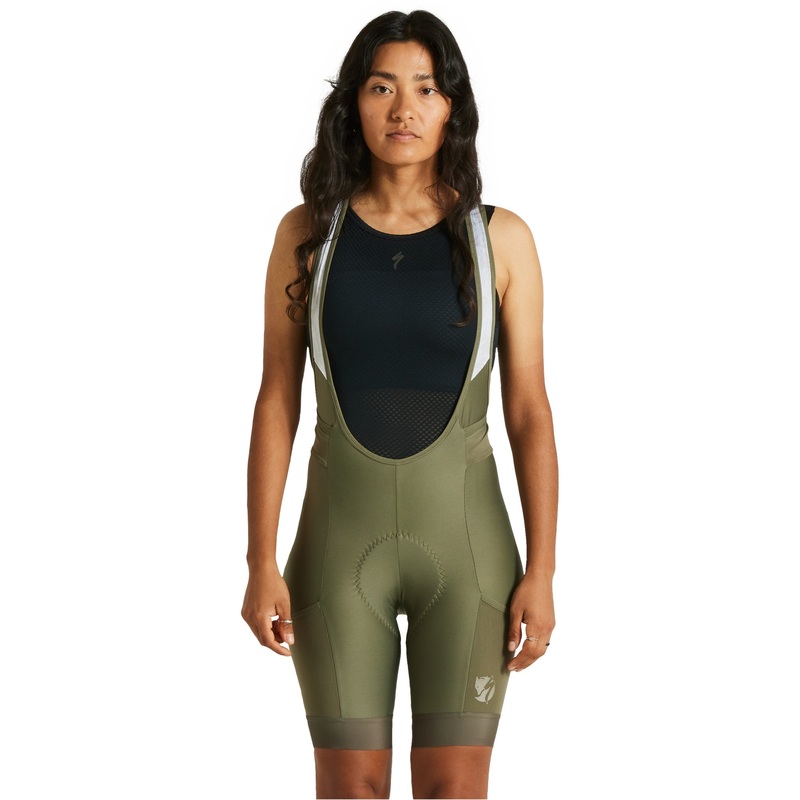 Women’s Specialized/Fjllrven Adventure Bib Shorts w/ SWAT XS Green