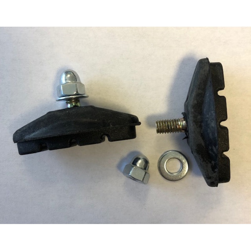 APSE BLACK BRAKE PADS MODEL # S460VB (SET OF 2)