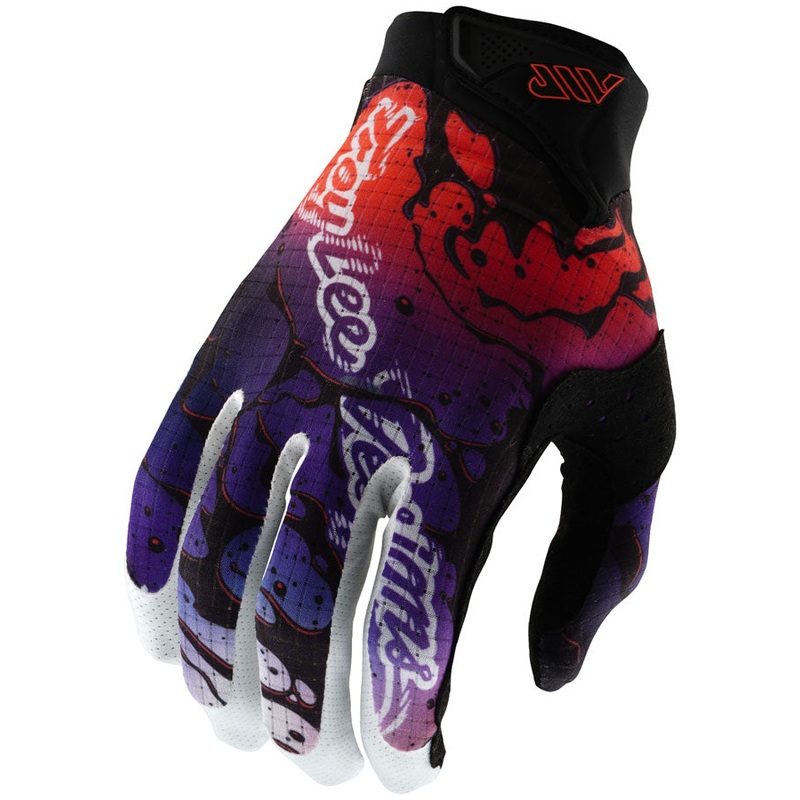 Troy Lee Designs Air Glove  Drip Black / Purple X-Large