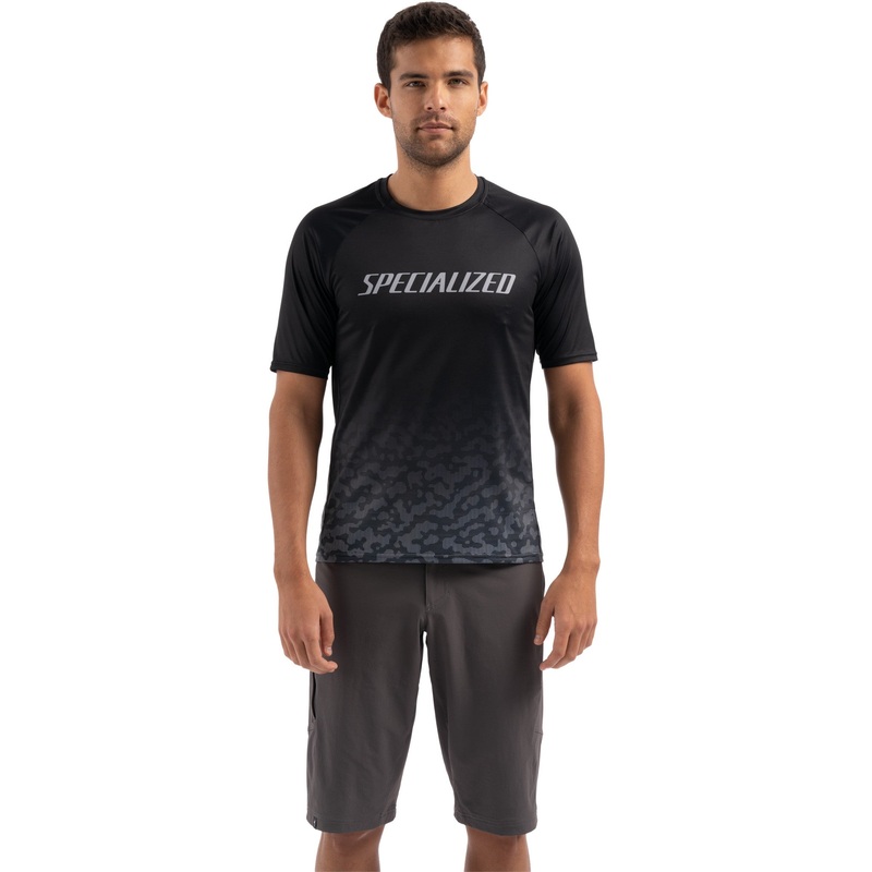 Enduro Air Short Sleeve Jersey Cast Blue / Aqua Refraction XS