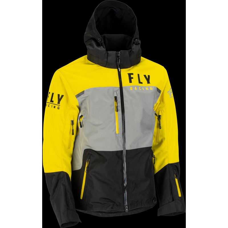 FLY RACING Carbon Jacket Yellow/Grey Sm