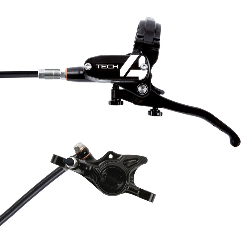 Hope Tech 4 X2 Disc Brake and Lever Set – Front Hydraulic Post Mount Black