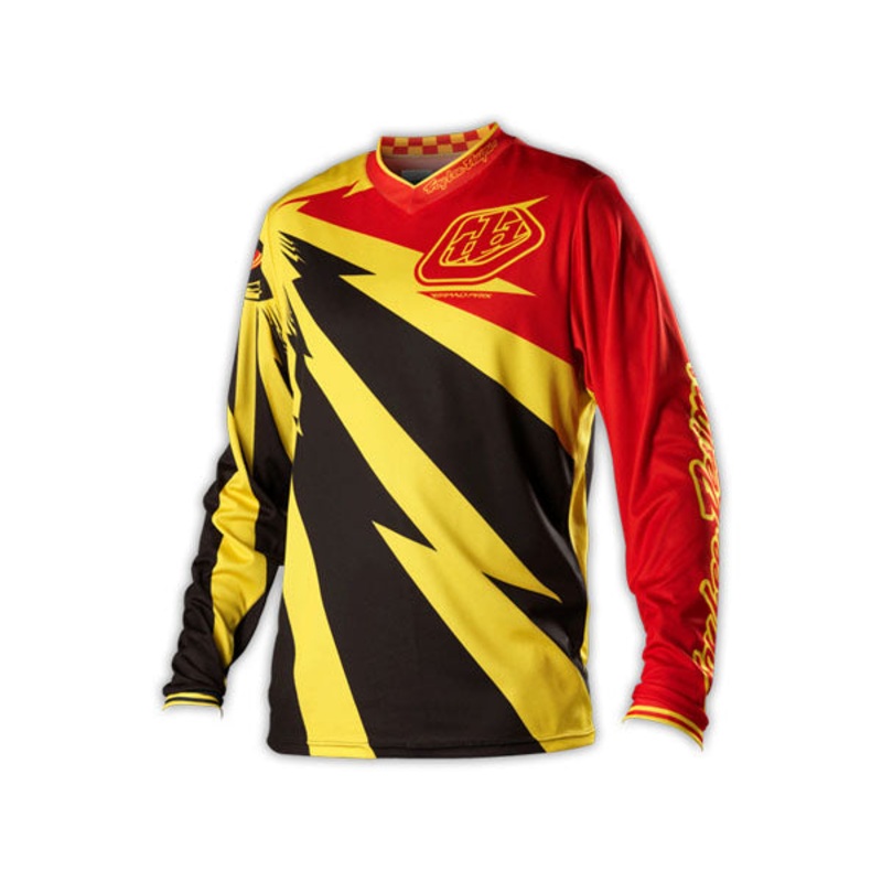 Troy Lee 2014 GP BMX Race Jersey-Cyclops Yellow Adult Small