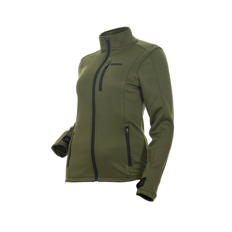 DSG Performance Fleece Zip Up Olive Lg Olive Large