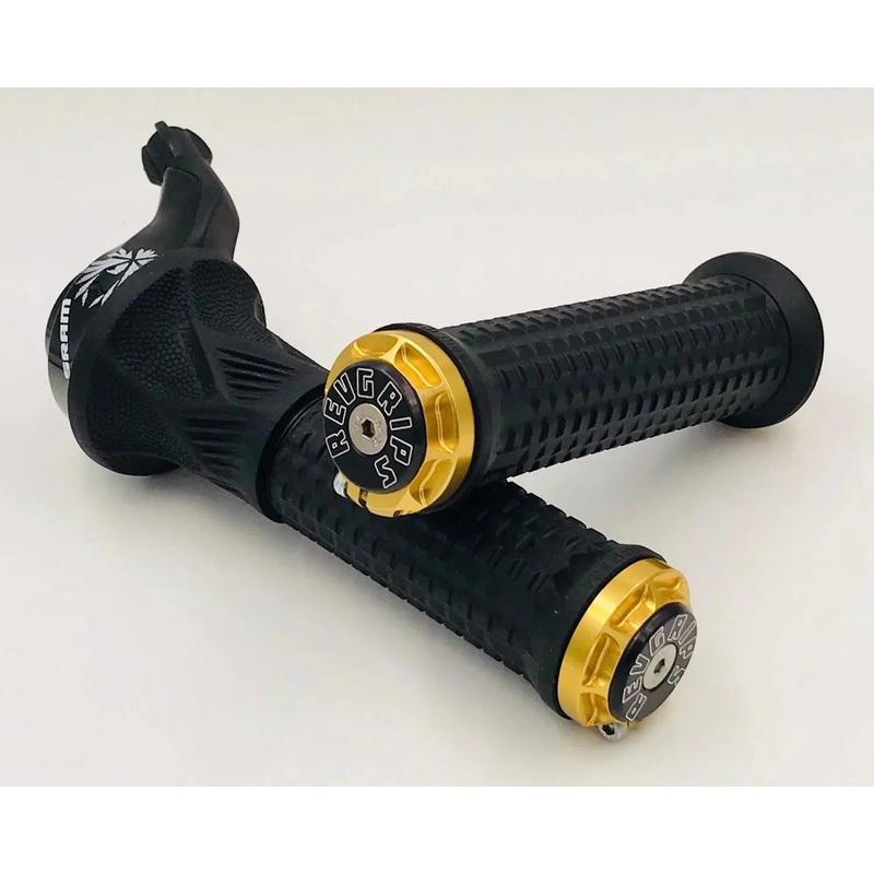 RevGrips Pro Series Grip Shift Grips Medium Black/Black