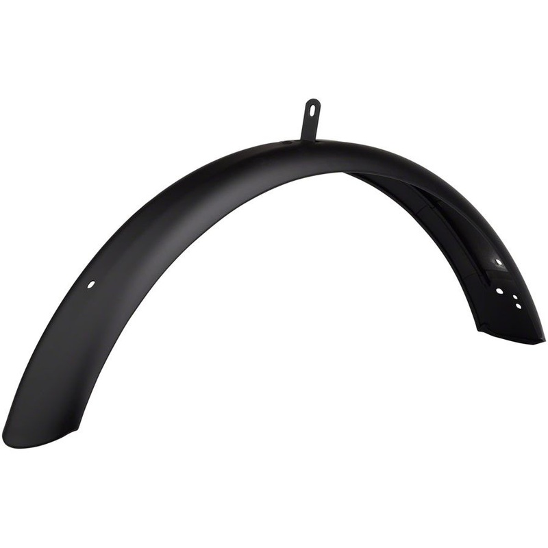 Boost Front Fender – 24″, Headlight Hole, 2020+, Black