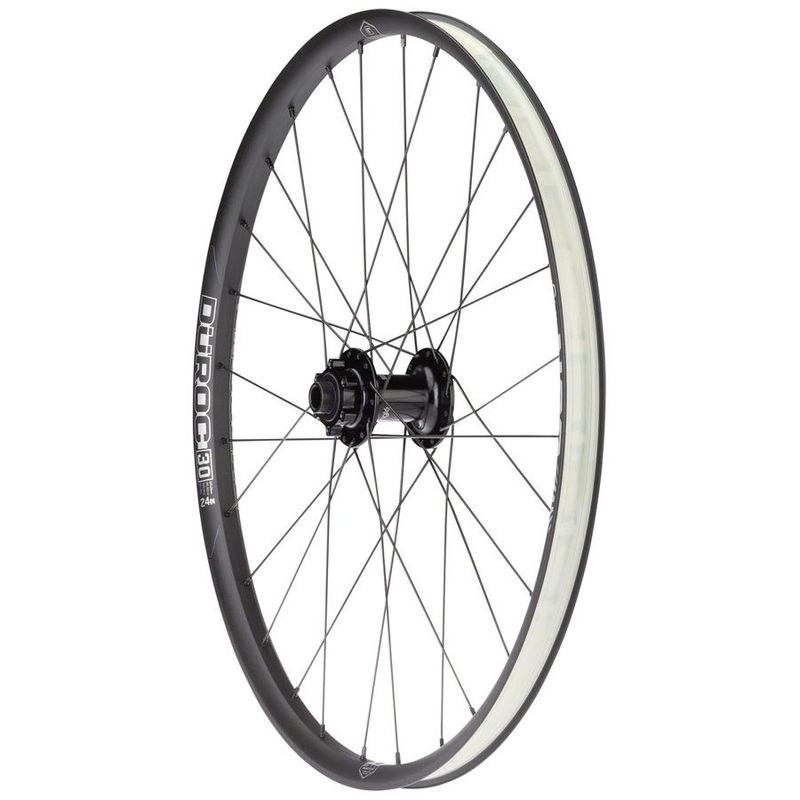 Duroc 30 JUNIT Front Wheel – 24″, 15/QR x 100mm, 6-Bolt, Black