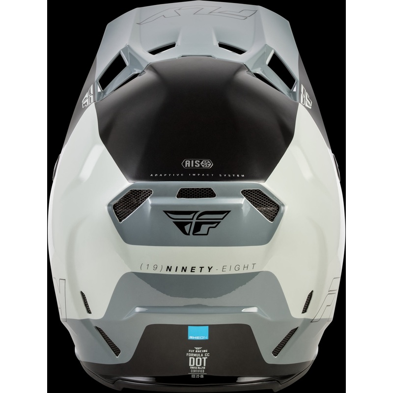 FLY RACING Formula Cc Glide Helmet Grey/Light Grey/Black Lg