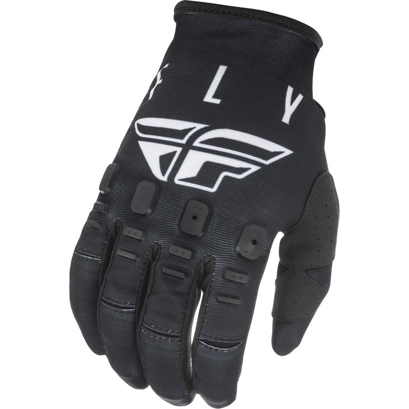Fly Kinetic K121 BMX Gloves – Size 12 / Men’s XX-Large (2X) – Black / White