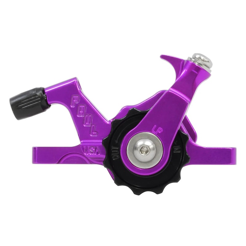Paul Klamper Mechanical Disc Brake Caliper – Post Mount – Purple/Black