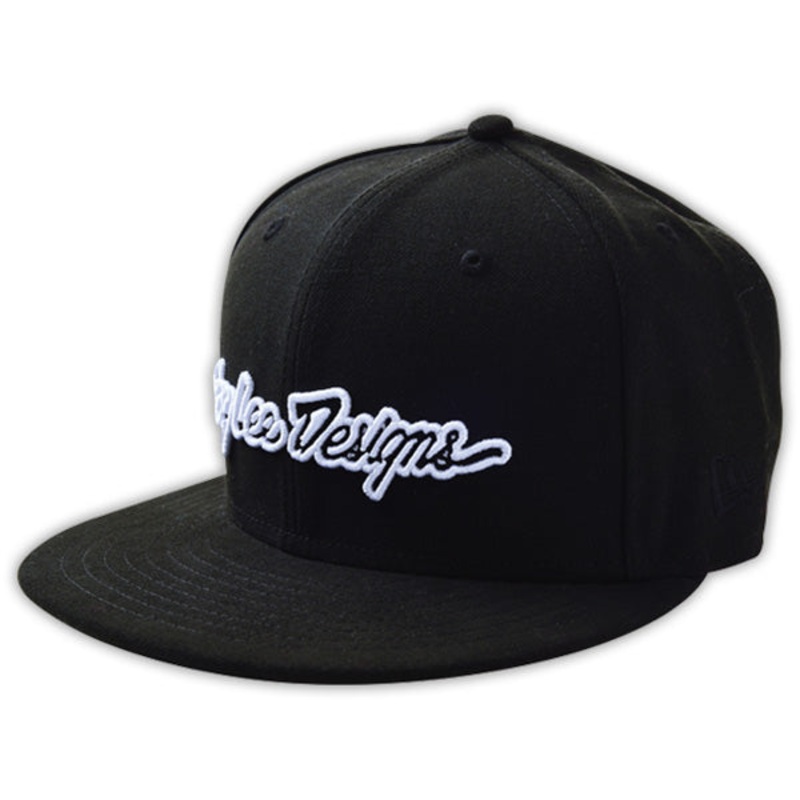 Troy Lee Classic Signature Snapback Hat-Black
