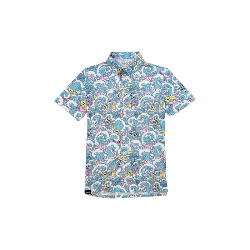Youth FlexGRID Button Up – Ride the Wave X SMALL