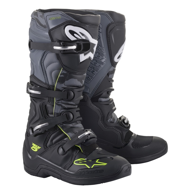 ALPINESTARS Tech 5 Boots Black/Cool Grey/Fluorescent Yellow 15