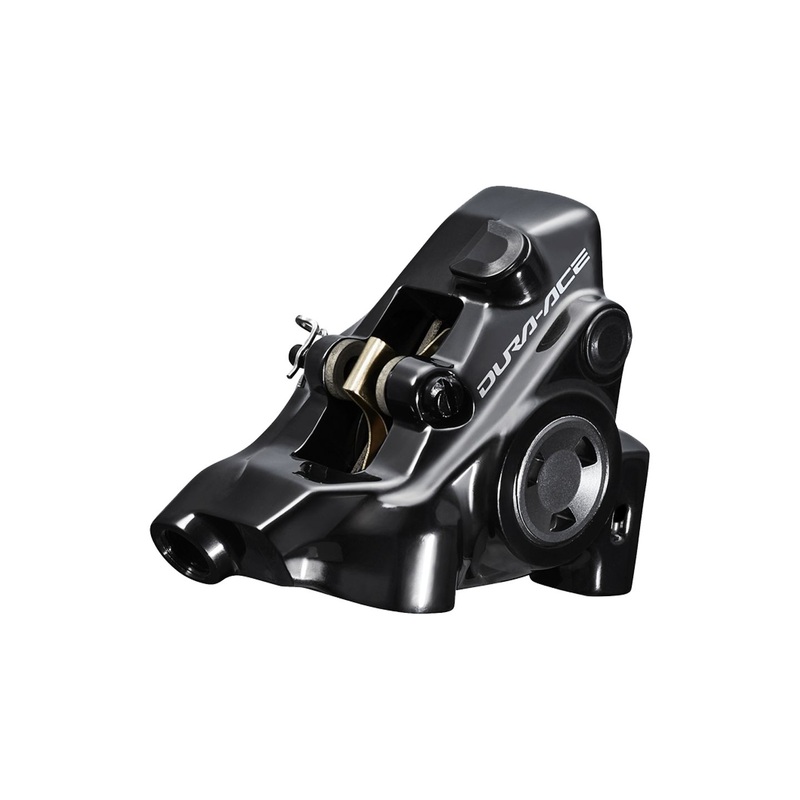 Shimano Dura-Ace BR-R9270 Hydraulic Disc Brake Caliper – Rear Flat Mount Resin Brake Pads