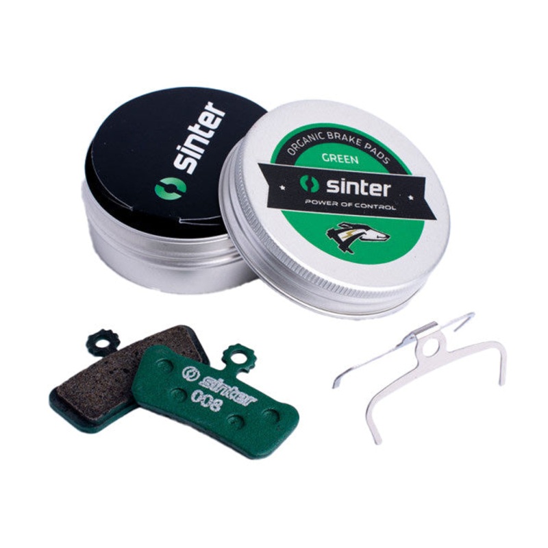 Sinter Green s2032 Compound Organic Disc Brake Pads – Avid/SRAM Sinter Type 008 One Pair