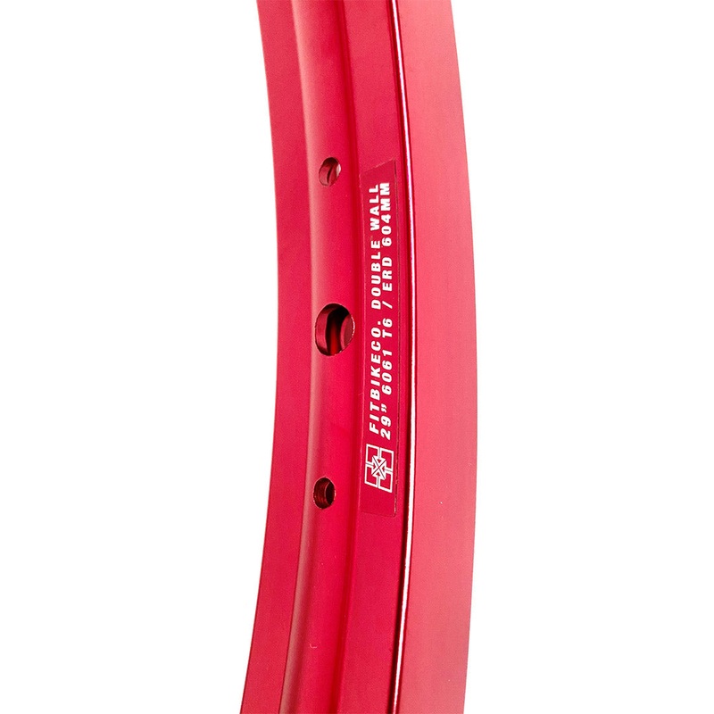 29″ (622mm) Fit Bike Co. BMX Rim – Double Wall – 36H – Red