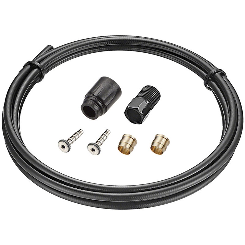 Tektro #50 Hydraulic Brake Hose Kit – With Connecting Bolt Unit, 5.5mm x 2500mm, For Auriga Twin+ and Auriga+