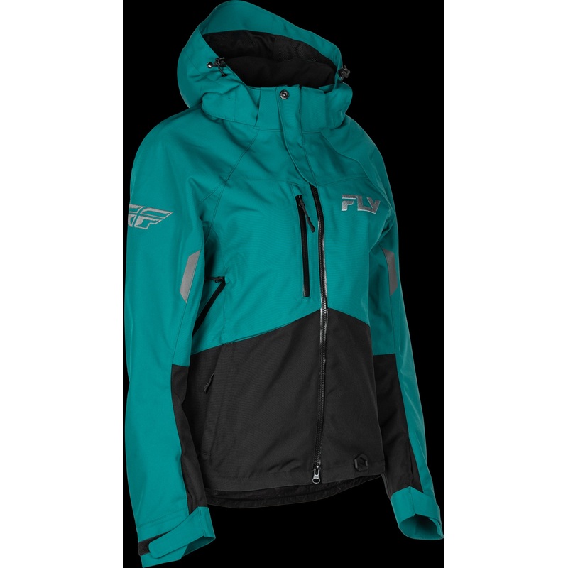 FLY RACING Women’S Carbon Jacket Deep Lake/Black 2x
