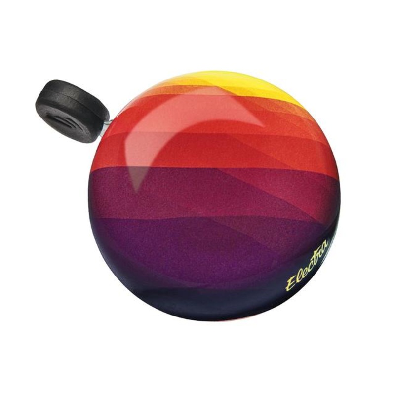 Sunrise Domed Ringer Bike Bell Sangria One size
