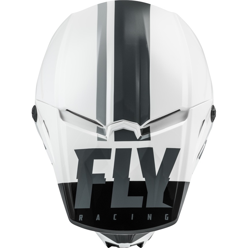 FLY RACING Kinetic Thrive Helmet White/Black/Grey Xl