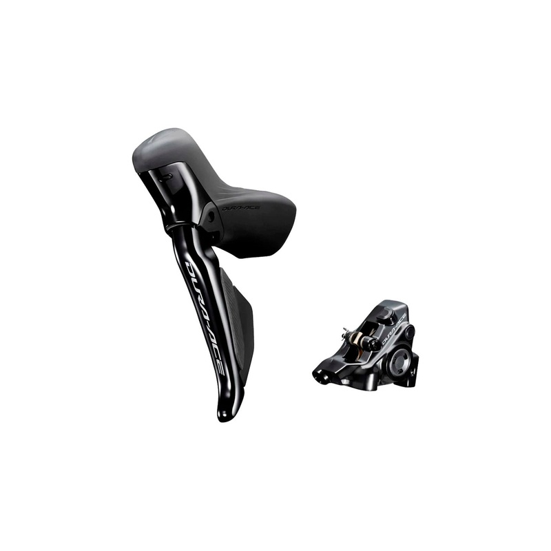 Shimano Dura-Ace ST-R9270F-L Di2 Shift/Brake Lever BR-R9270 Hydraulic Disc Brake Caliper – Left/Front 2x Flat Mount BLK