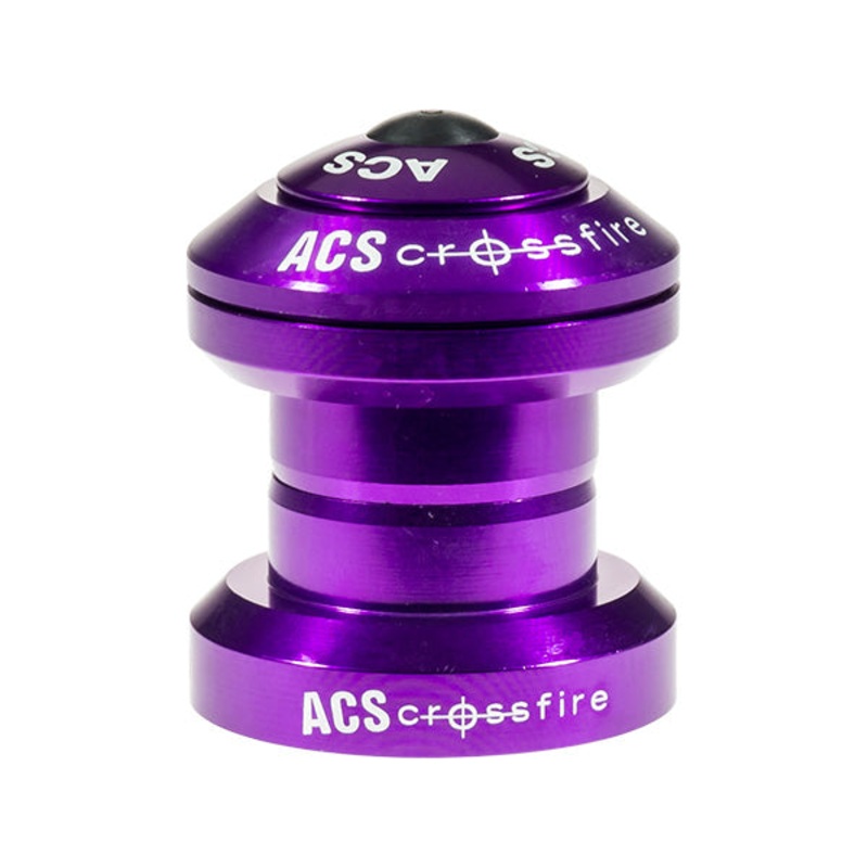 ACS Crossfire Press-In Threadless Headset 1″ Black
