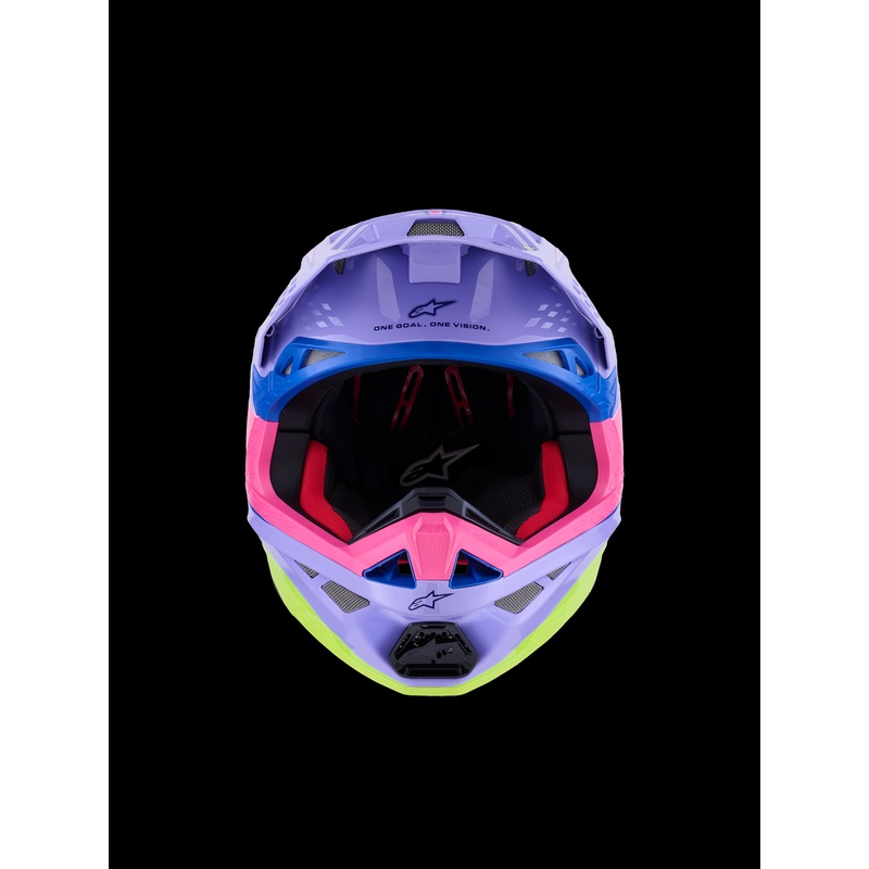 ALPINESTARS S-M10 Jett Lawrence R01 Helmet Purple/Pink Fluo/Yellow Fluo 2X-Large