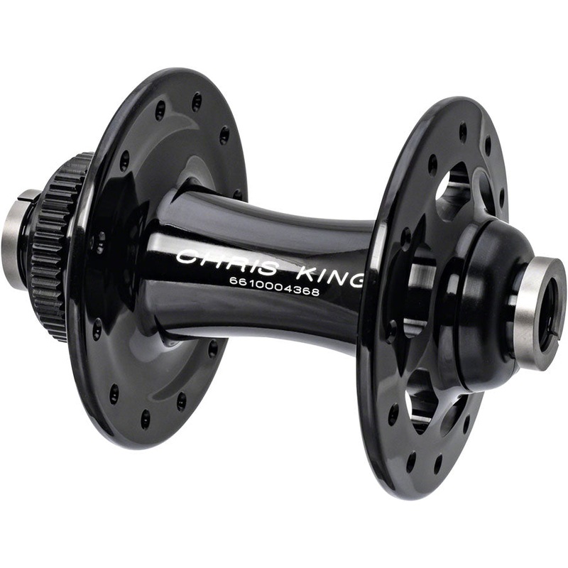 Chris King R45D Front Hub – 12 x 100mm, Center-Lock, Black, 24H