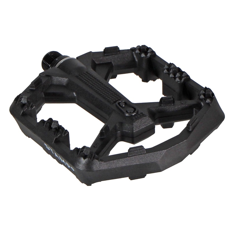Crankbrothers Stamp 0 Pedals – Platform Aluminum 9/16″ Black Large