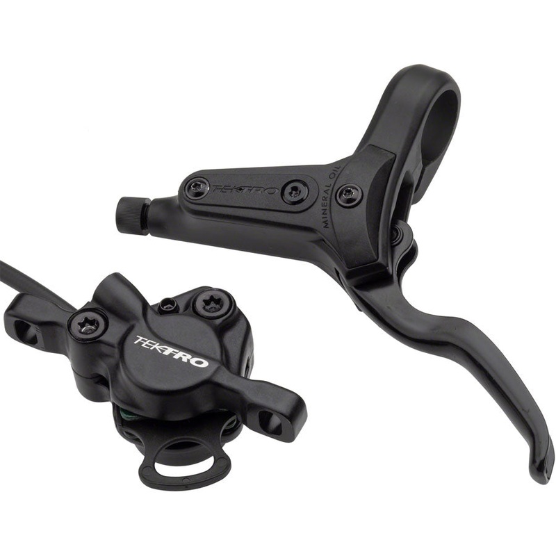 Tektro HD-M285 Disc Brake and Lever – Front, Hydraulic, Post Mount, Black