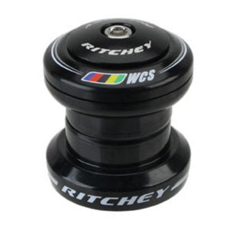 WCS Logic 1-1/8″ Threadless Headset: EC34/28.6 EC34/30 Black