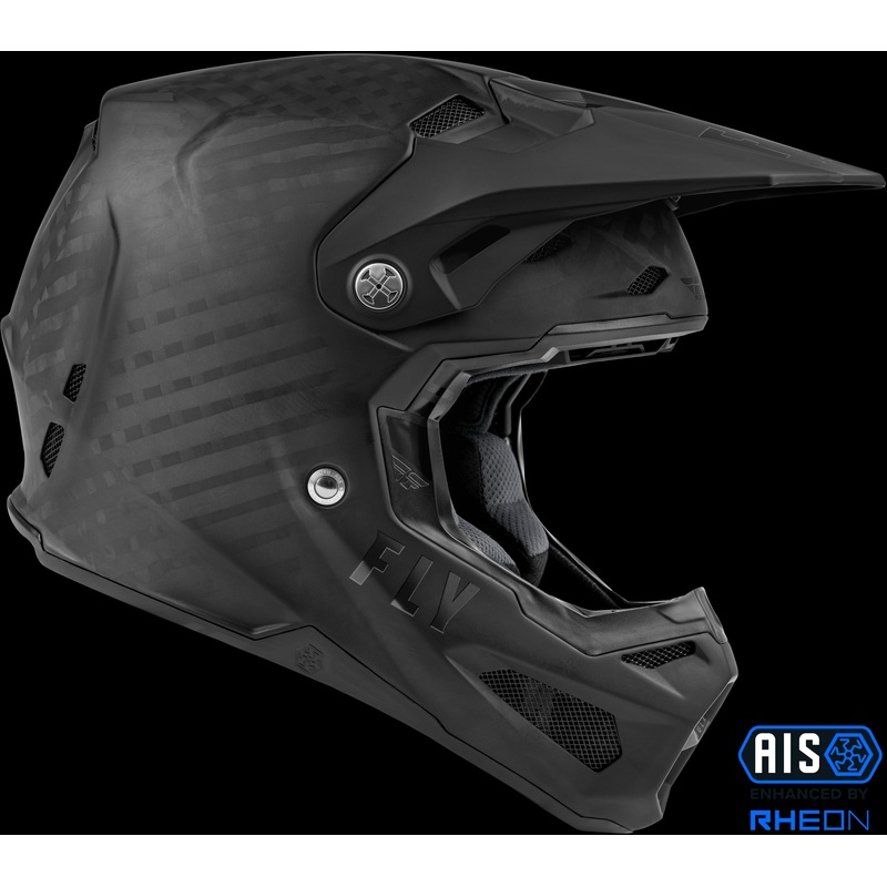 FLY RACING Formula Carbon Solid Helmet Matte Black Carbon Xl