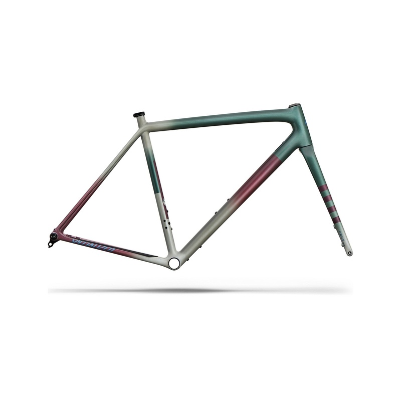 Crux 10r Frameset Dolomite/Fjord Metallic/Quartz Metallic/Glacial Metallic 49
