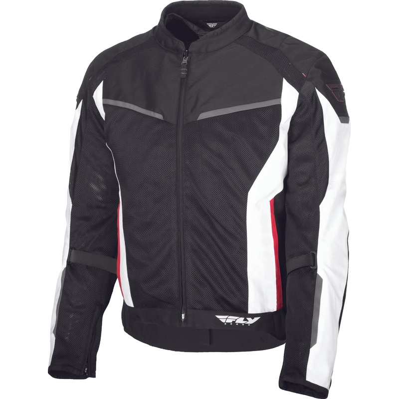FLY RACING Strata Jacket Black/White/Red 2x