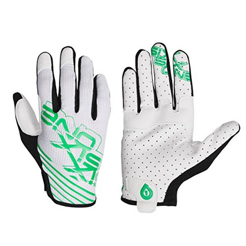 Raji Gloves White/Green X-Small