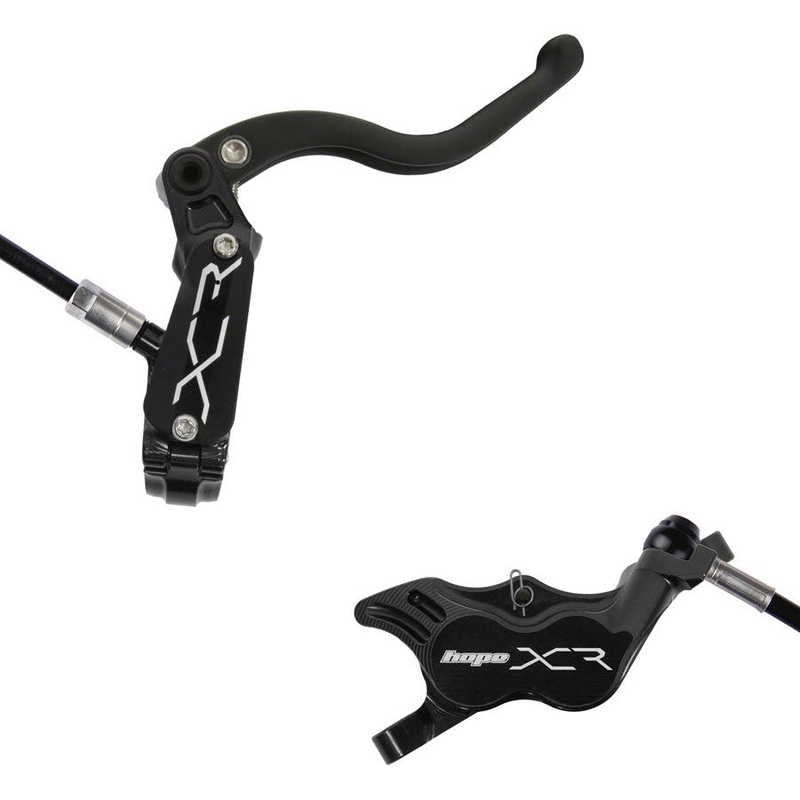 XCR Pro E4 Disc Brake and Lever Set Right Black