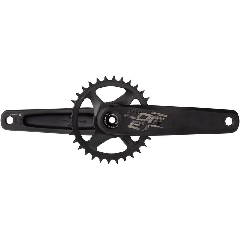 Comet Modular MegaExo 1x Crankset Comet HD Modular 1x Crankset – 175mm, 11/12-Speed, 32t, Direct Mount, MegaExo Spindle Interface, Black, 172mm Q-Factor