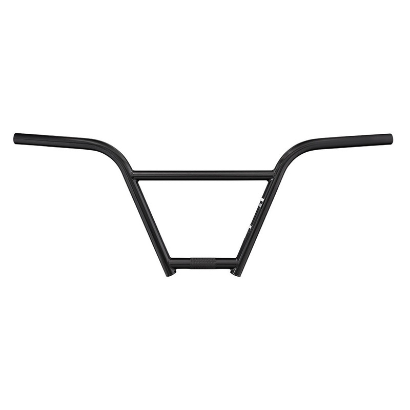 Fit 4Fit 4-Piece Chromoly Handlebars-9.5″ Gloss Black