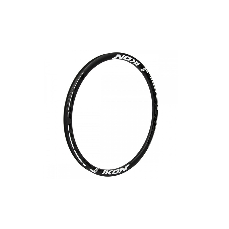 Ikon Carbon Fiber No Brake Rim – 1 1/8″ – 1 3/8″ 28H Black & White